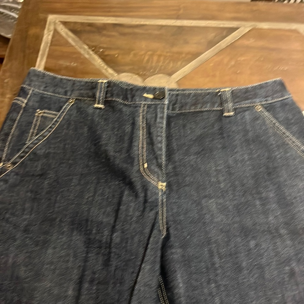 Talbots trouser hem jeans are so “in” right now! The ideal biz casual jean!